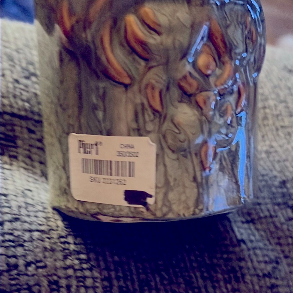 Decorative Green Ceramic Vase - Picture 2 of 6